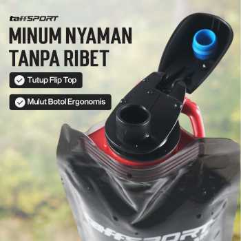 Gambar produk TaffSPORT Botol Minum Lipat Camping Hiking Drinking Bottle 700ml - S29