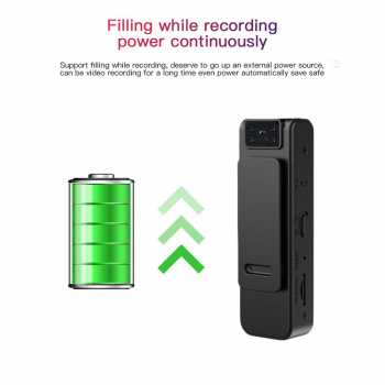 Gambar produk Centechia Spy Camera Full HD 1080p Night Vision Rotateable with Clip - A19
