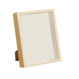 Gambar produk YIXUE Bingkai Foto Ornamen Minimalist Wooden Shadow Box Stand 3D A4 - YE5