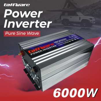 Taffware Power Inverter Mobil Pure Sine Wave DC 60V to AC 220V 6000W - NBQ6000W