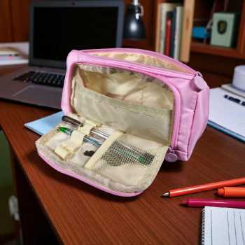 JOMNGUN Tempat Pensil Multi Layer Pencil Case Pouch Stationery - JM01