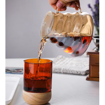 Gambar produk PERFFEE Teko Kopi Coffee Server V60 Drip Pour Borosilicate Glass 600ml - V02