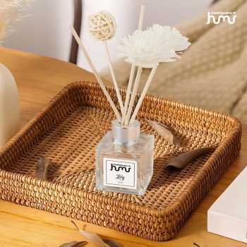 Gambar produk Taffware HUMI Pengharum Ruangan Reed Diffuser with Rattan Sticks 50ml Gardenia - DF-099