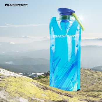 Gambar produk TaffSPORT Botol Minum Lipat Camping Hiking Drinking Bottle 700ml - S29