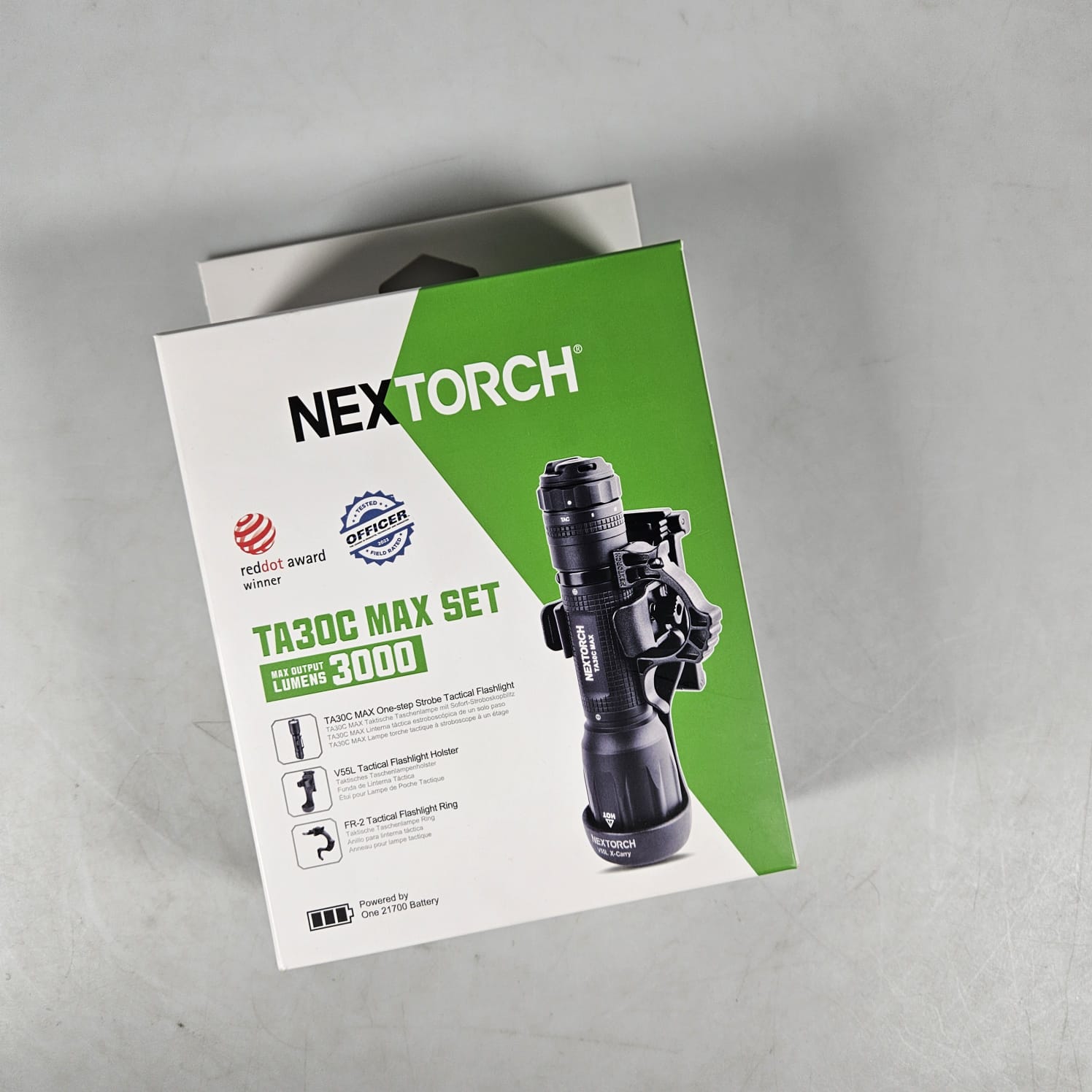 Gambar produk NEXTORCH Lampu Senter LED Bright Tactical USB Type C 3000 Lumens - TA30C MAX