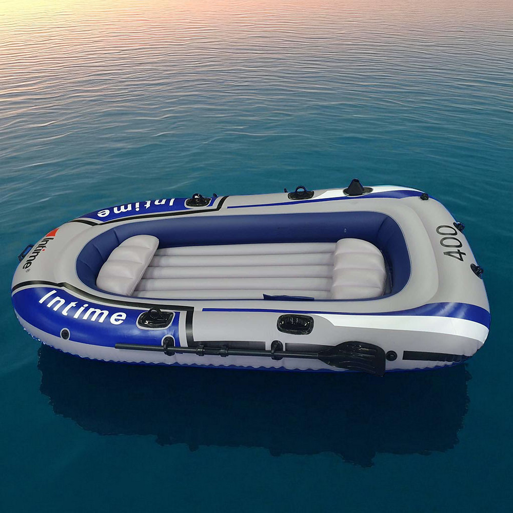 Gambar produk INTIME 400 Perahu Karet Mancing Inflatable Fishing Boat 4 Person - YT-099