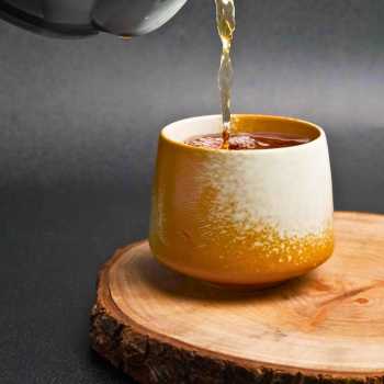 Gambar produk FLAMBE Gelas Keramik Kopi Teh Vintage Japanese Style Ceramic Cup 200ml - FB014