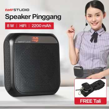 TaffSTUDIO Penguat Suara Active Speaker Megaphone Tourguide Amplifier - K6