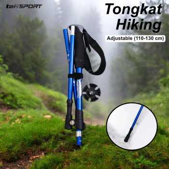 TaffSPORT Tongkat Hiking Lipat Trekking Pole Aluminium Alloy 130cm - TF13