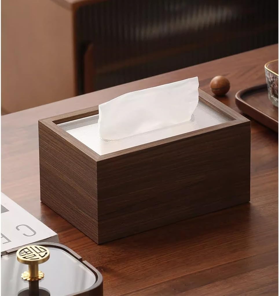 Gambar produk TWL Kotak Tisu Kayu Minimalist Wooden Tissue Box - T-19