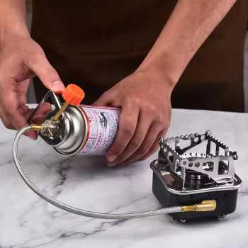 Gambar produk KOVAB Kompor Gas Portable Lipat Outdoor Ultralight Camping Stove - K-202