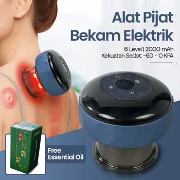 SUOLAER Alat Pijat Bekam Elektrik Red Light Therapy Massager 6 Level - S99-1