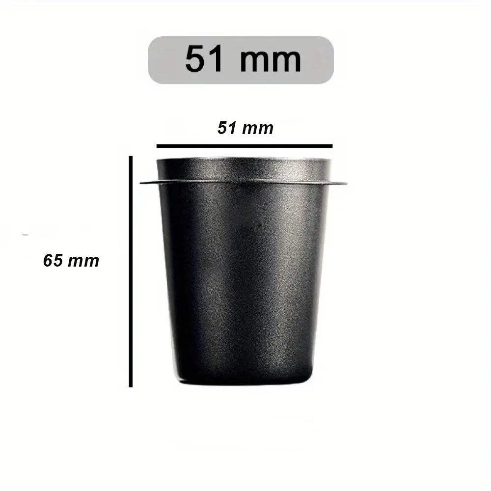 Gambar produk HIBIORU Dosing Cup Portafilter Espresso Machine Stainless Steel 51mm - HB5