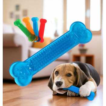 Bonelonov Mainan Anjing Chew Toy Soft Rubber Bite Model Tulang 4 PCS - INU138