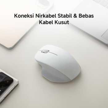 Gambar produk Xiaomi Mouse Wireless Nirkabel Silent 2.4GHz 1200DPI - XMWXSB04YM