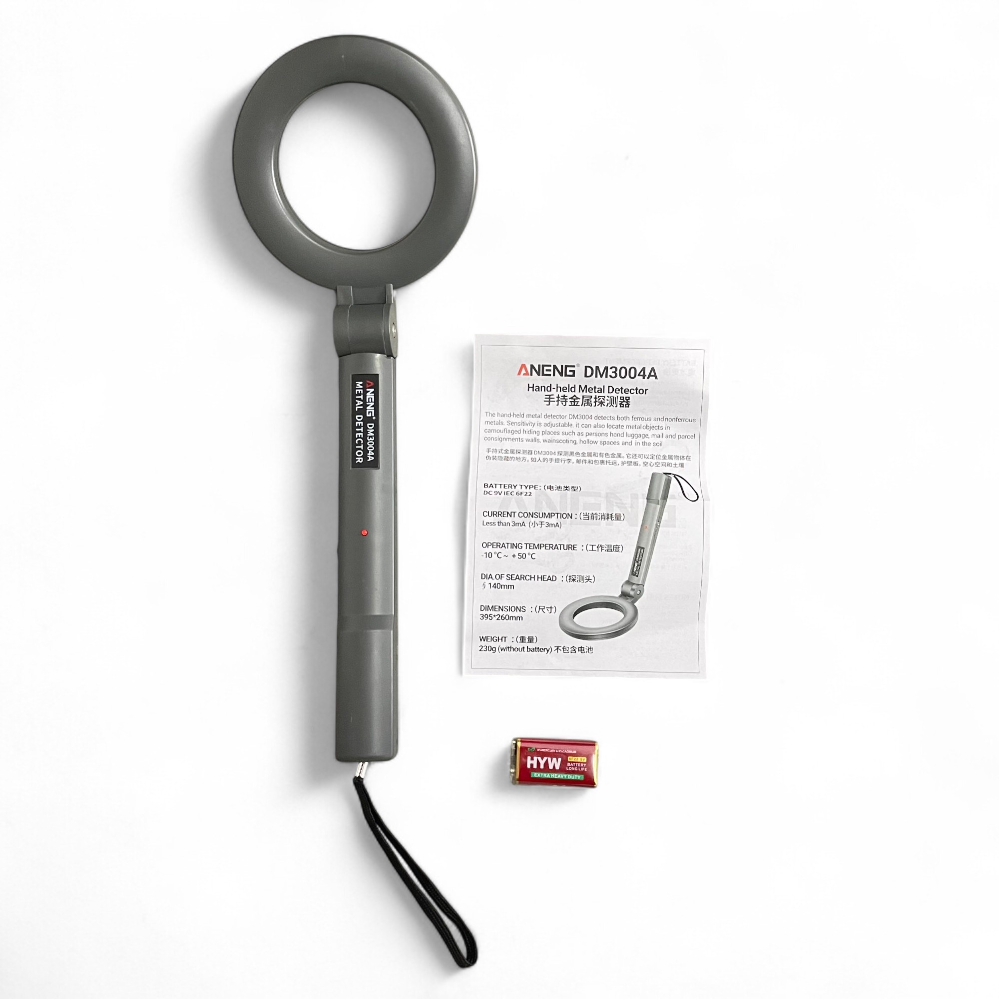 Gambar produk ANENG Stud Finder Metal Detektor Logam - DM3004A
