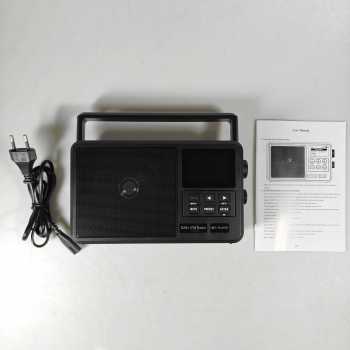 Gambar produk HanRongDa Radio Digital Portable DAB FM Bluetooth Alarm LCD Screen - CS/HRD-806