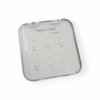 Gambar produk AIEACH Apple Pencil Tip Replacement Hard HB Nib 1st 2nd 6 PCS - HB6