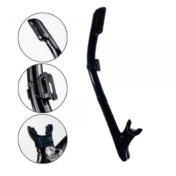 Gambar produk TITA Selang Snorkel Scuba Diving Dry Top Foldable Flexible Silicone - TI121