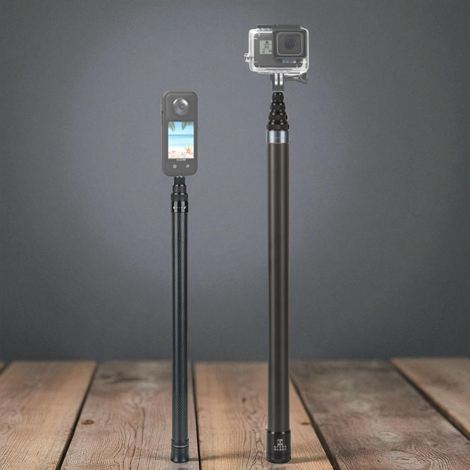 Gambar produk SZKOSTON Tongsis Selfie Stick Ultra Long Invisible for Insta360 GoPro 3M - TY930