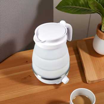 Gambar produk FMA Mini Portable Stainless Steel Folding Travel Kettle 600ml - HY-01