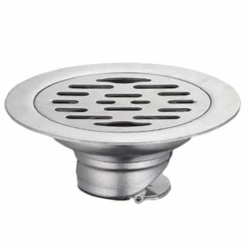 Gambar produk Jing Pin Jie Ju Saluran Air Floor Drain Short Seal Stainless Steel Single Use - LEE001