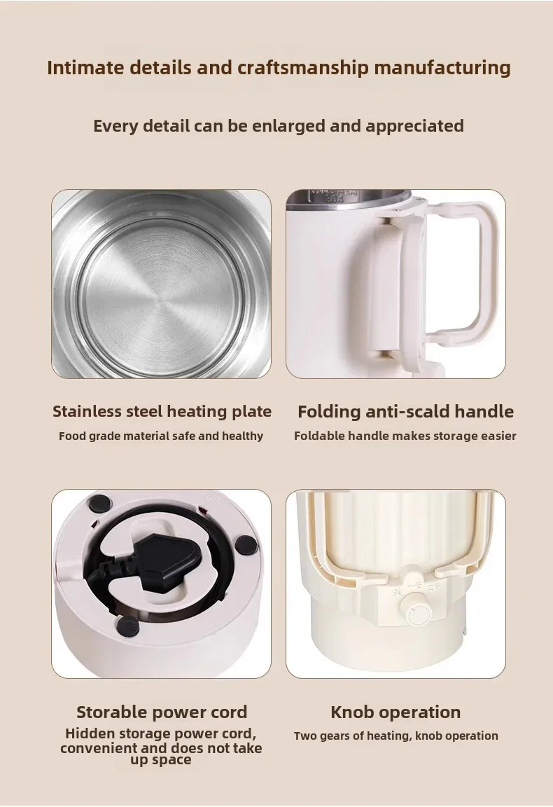Gambar produk FMA Mini Portable Stainless Steel Folding Travel Kettle 800ml - CQ-7