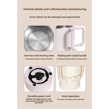Gambar produk FMA Mini Portable Stainless Steel Folding Travel Kettle 800ml - CQ-7