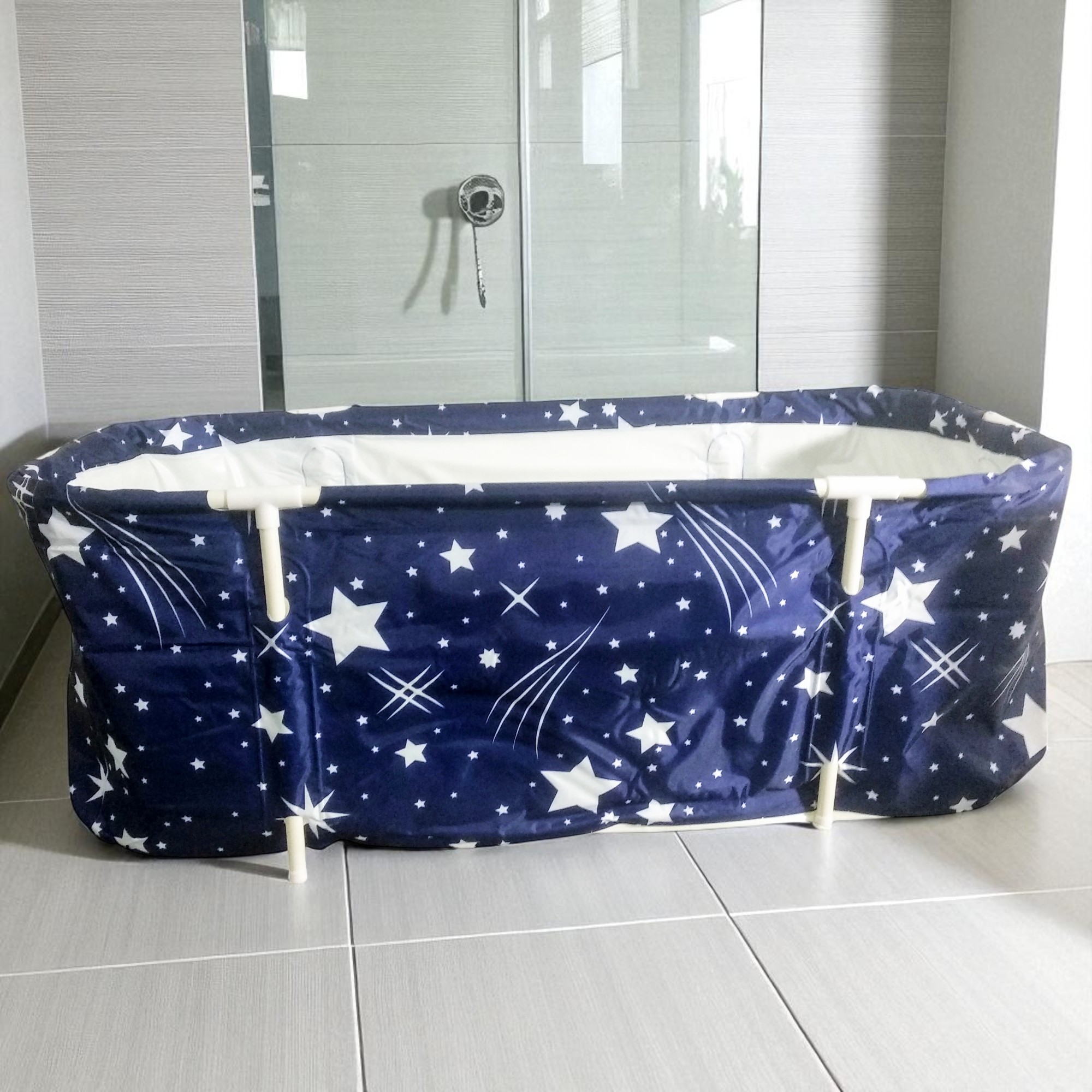 Gambar produk Xueqin SPA Bathtub Lipat Portable Adult Folding Bath 135x65x48cm - 18403