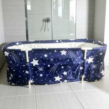 Gambar produk Xueqin SPA Bathtub Lipat Portable Adult Folding Bath 135x65x48cm - 18403