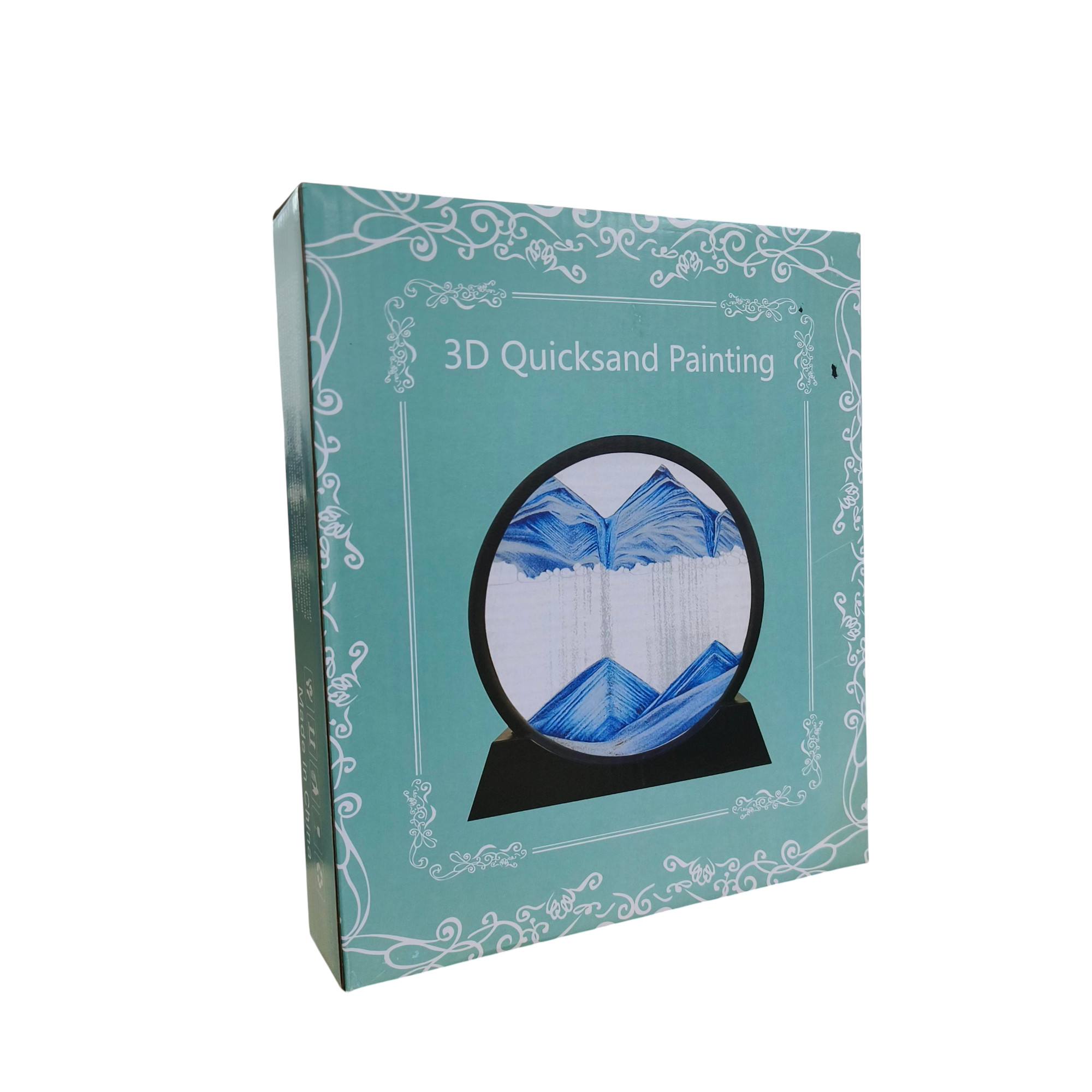 Gambar produk Sandbilder Pajangan Meja Dekorasi Pasir Hisap Gurun Quicksand 18cm - SB-3D