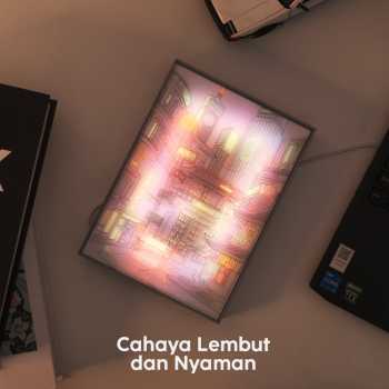 Gambar produk YORYZENG Lampu Meja Hias Lukisan 3in1 Color LED USB 21.5cm Changsha City - YY21