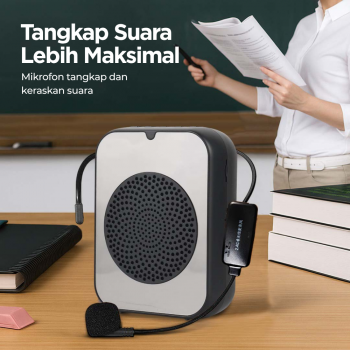 Gambar produk SOAIY Speaker Pinggang Bluetooth Voice Amplifier LED Wireless 8W - H6