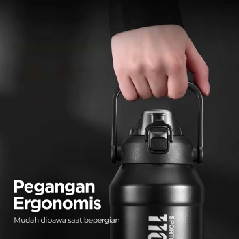 Gambar produk NARMEI Botol Minum Termos Air Panas Dingin Stainless Steel 316 1.1L - DDH316