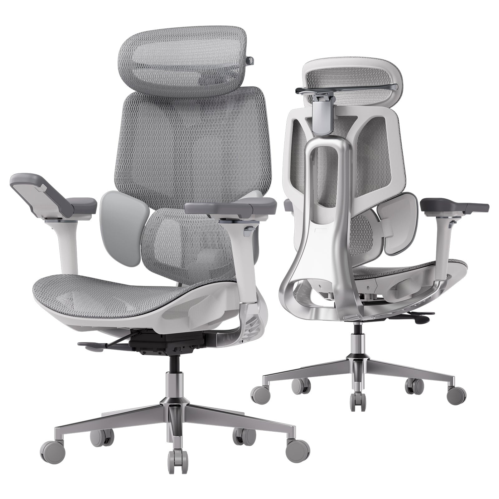 Gambar produk HBADA Kursi Kantor Office Chair Lumbar Support 6D Armrest 4D Headrest without Footrest - E3 Pro