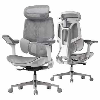 HBADA Kursi Kantor Office Chair Lumbar Support 6D Armrest 4D Headrest - E3 Pro