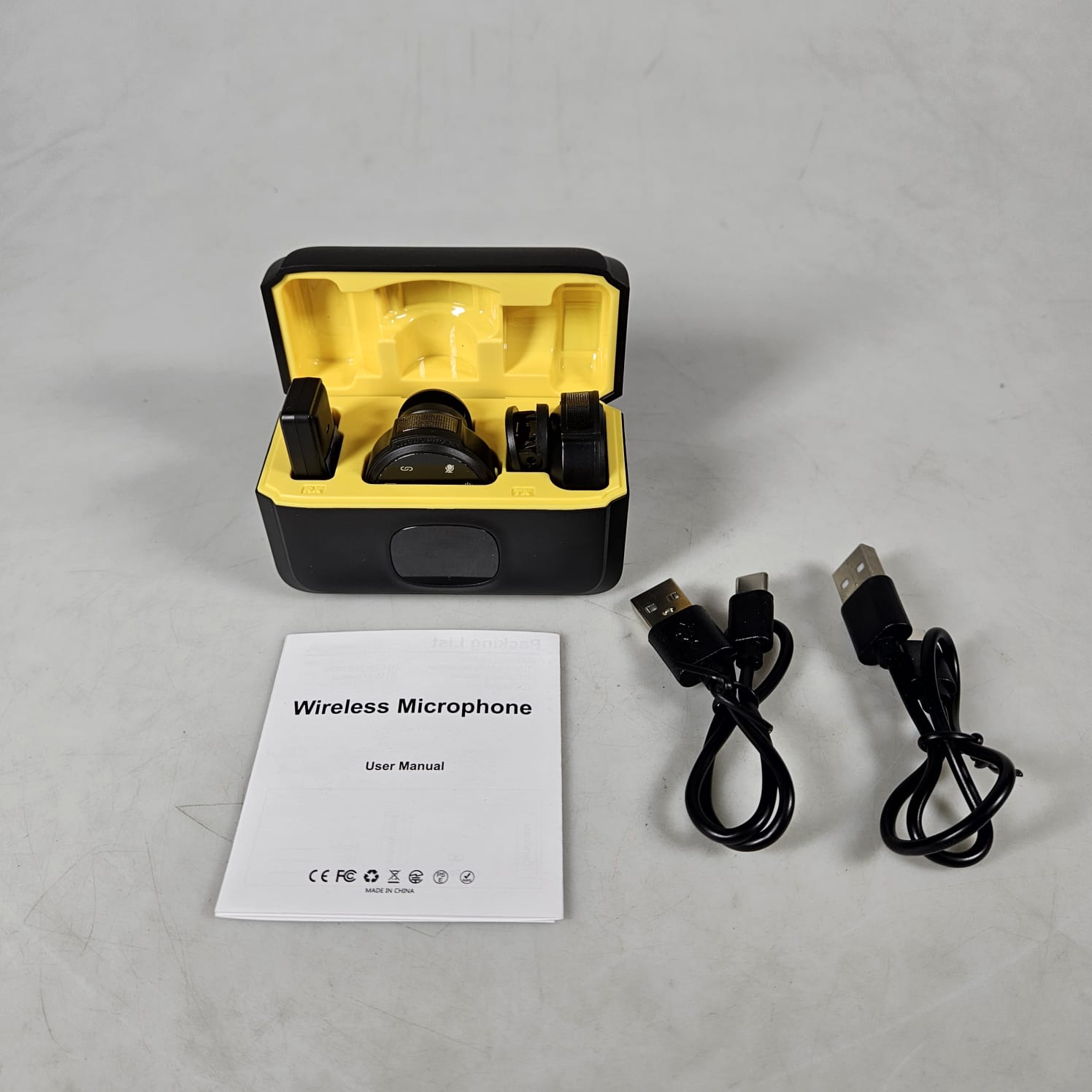 Gambar produk MIJA Mikrofon Wireless Lavalier Microphone Vlogger Magnetic Clip - J6