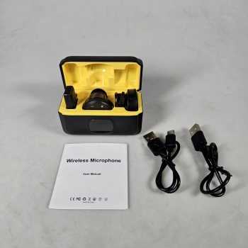 Gambar produk MIJA Mikrofon Wireless Lavalier Microphone Vlogger Magnetic Clip - J6