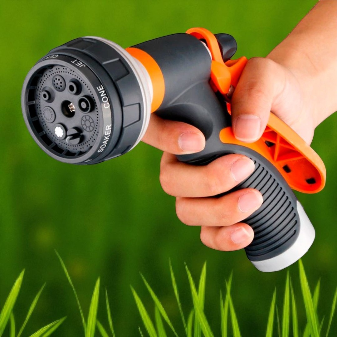 Gambar produk Suiton Semprotan Air Steam Cuci Mobil Nozzles Spray Water Gun 8 Mode - INU108