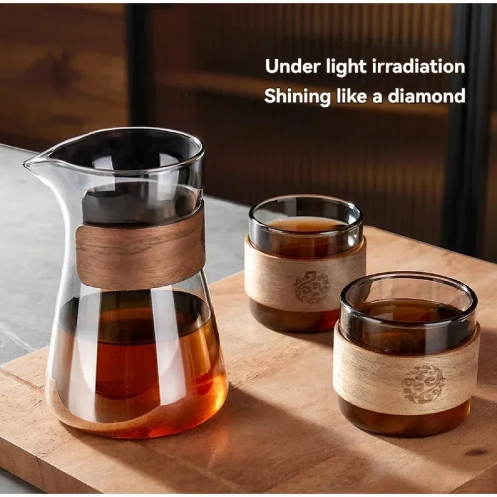Gambar produk NHAO Teko Kopi Coffee Server V60 Drip Pour Over Borosilicate 500ml - NH465