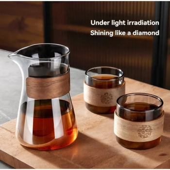 Gambar produk NHAO Teko Kopi Coffee Server V60 Drip Pour Over Borosilicate 500ml - NH465