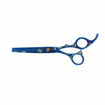 Gambar produk KNIFEZER Sakura Gunting Sasak Barber Hairdressing Scissors 6 Inch - JFY-60