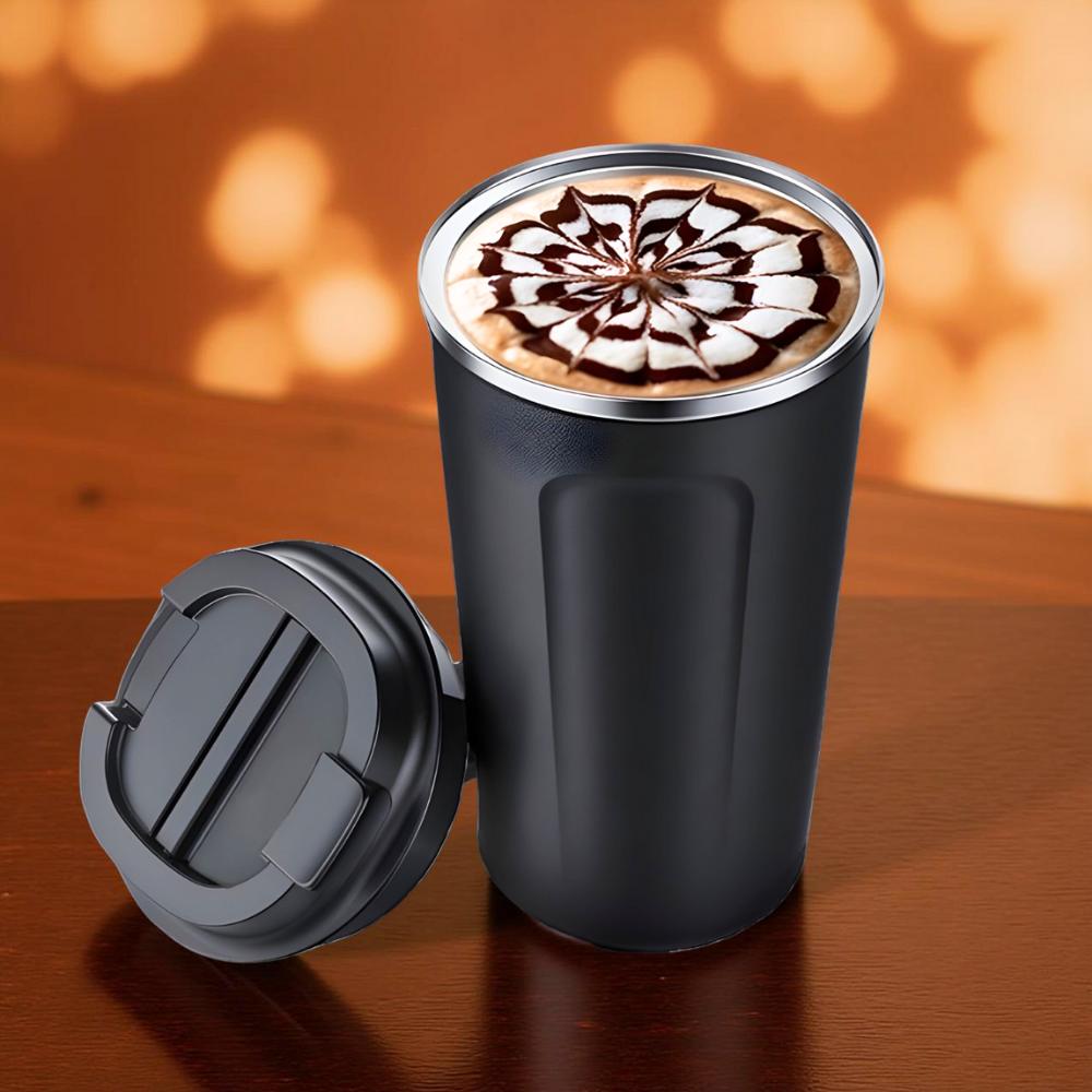 Gambar produk BYS HOUSE Botol Minum Tumbler Air Panas Dingin Stainless Steel 380ml - TY204