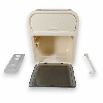 Gambar produk POLUG Kotak Tisu Kamar Mandi Wall Mounted Double Layer Tissue Box - SH-001-WE