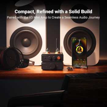 Gambar produk Fosi Audio Preamp Tube Bluetooth QCC3031 AptX LL HD Bass and Treble - GR40