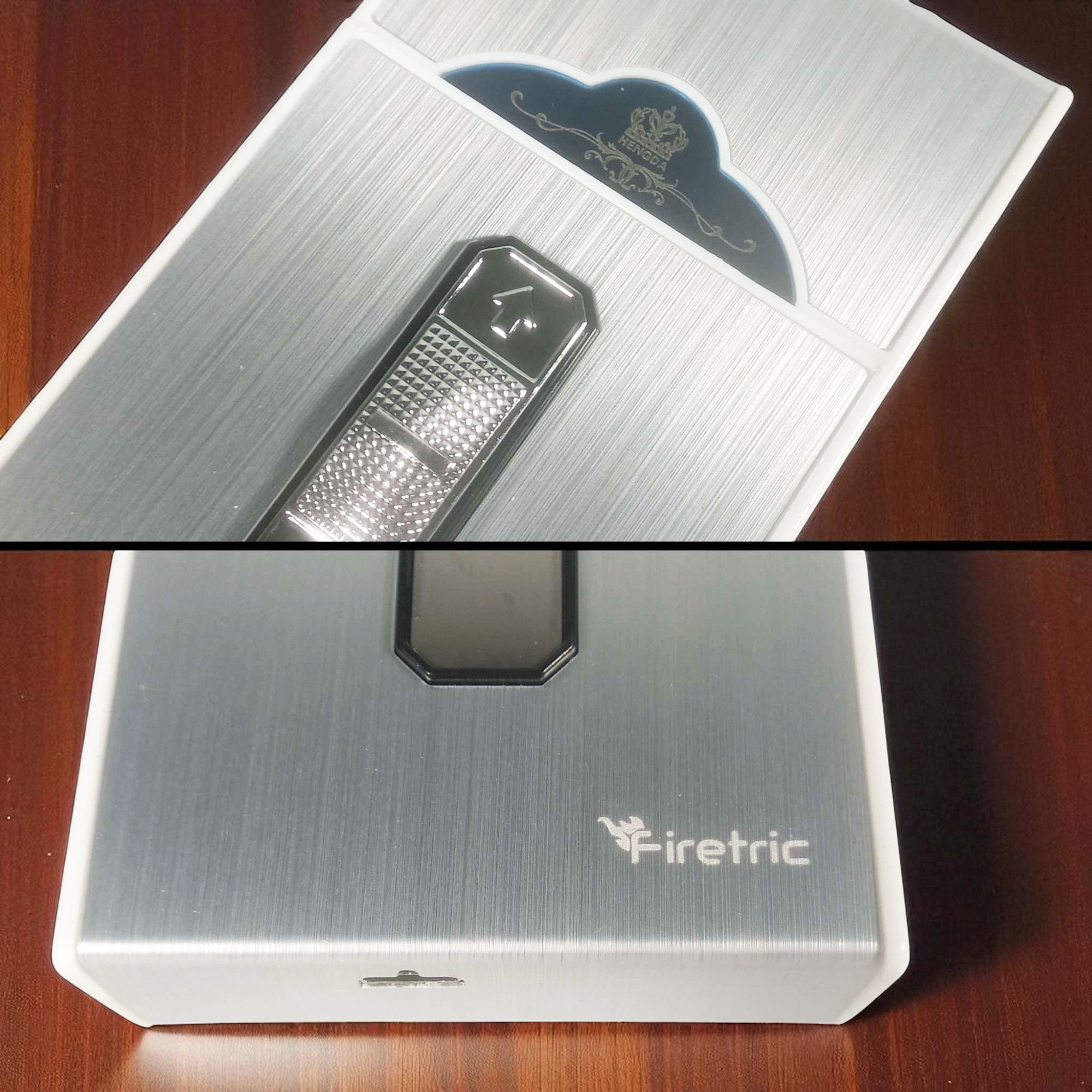 Gambar produk Firetric Kotak Rokok Korek Elektrik Cigarette Lighter 20 Slot - A-15