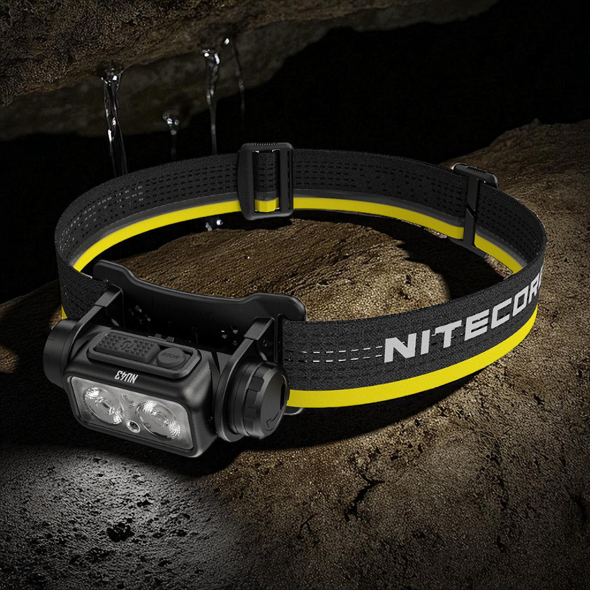 Gambar produk NITECORE Headlamp LED Senter Kepala Lightweight IP68 1400 Lumens - NU43