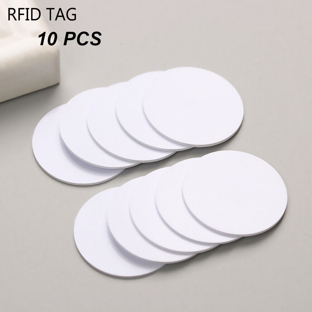 Gambar produk GUGUJI NTag215 NFC Tag Sticker RFID No Adhesive 25mm 10 PCS - GJ-25