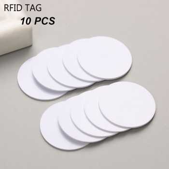 Gambar produk GUGUJI NTag215 NFC Tag Sticker RFID No Adhesive 25mm 10 PCS - GJ-25