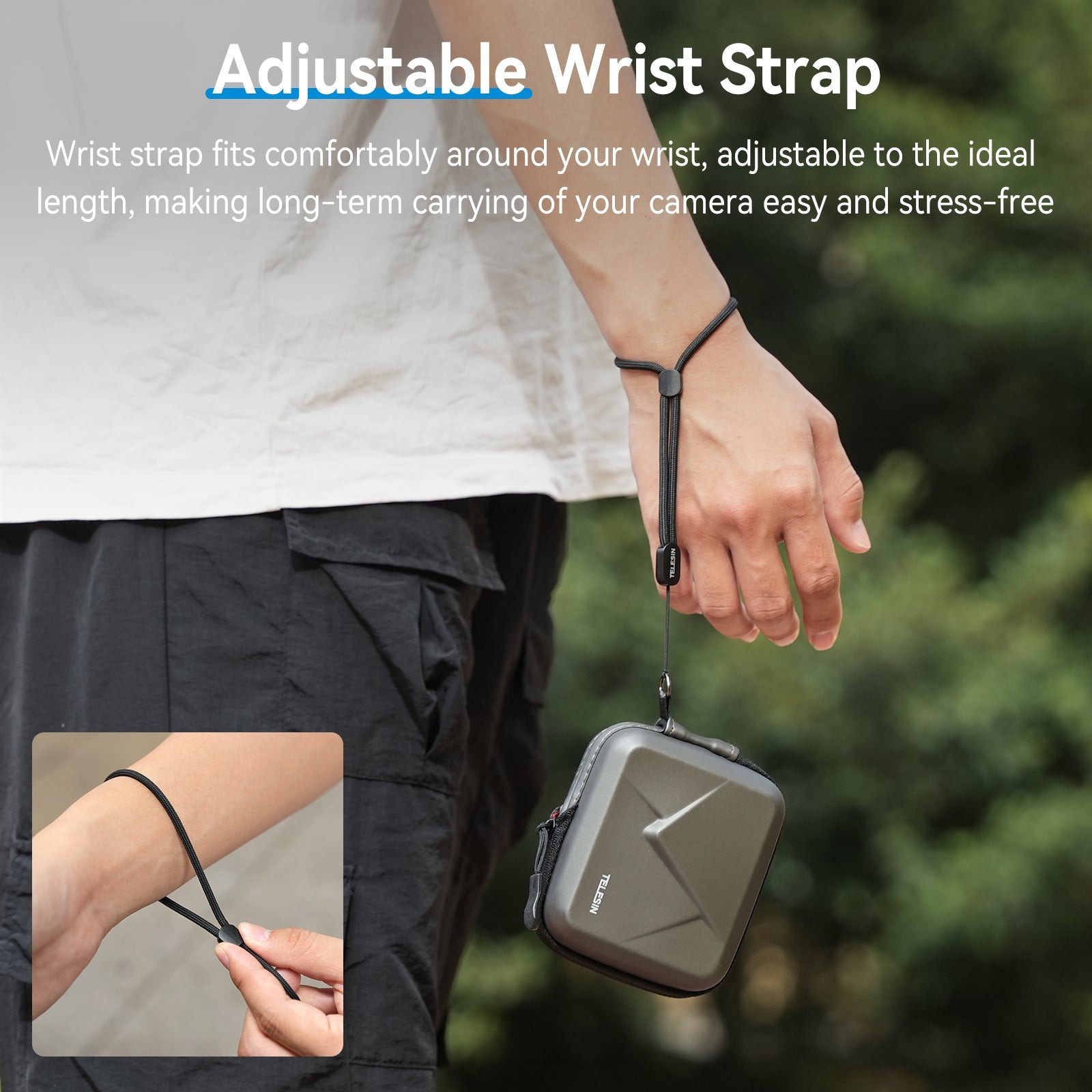 Gambar produk TELESIN Tas Kamera GoPro Hero Action Camera Bag Hard Shell Waterproof - S6-PRC-07